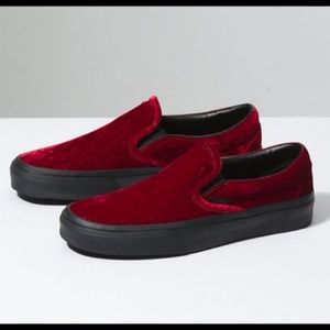 Red Velvet Van's Slip On